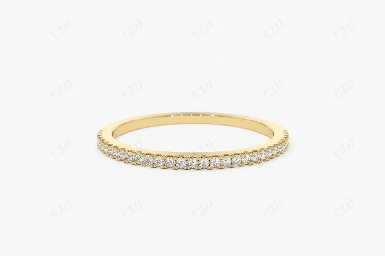 0.15CTW Stackable Lab Grow Diamond Wedding Band