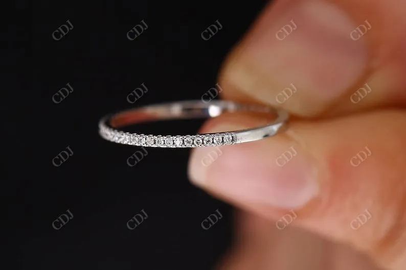 0.15CTW Stackable Lab Grow Diamond Wedding Band