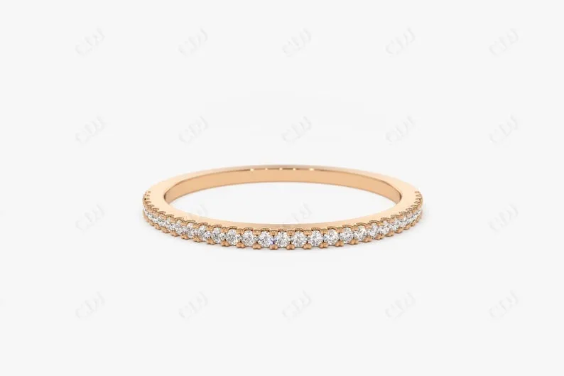 0.15CTW Stackable Lab Grow Diamond Wedding Band