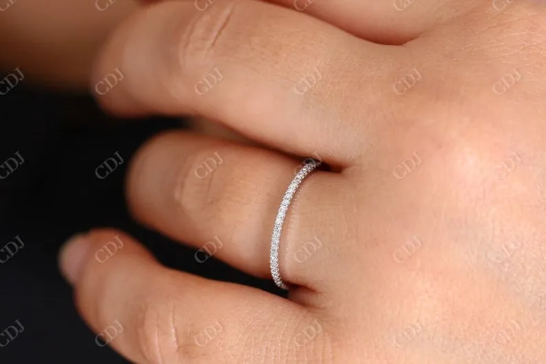0.15CTW Stackable Lab Grow Diamond Wedding Band