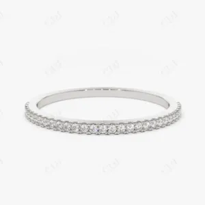 0.15CTW Stackable Lab Grow Diamond Wedding Band