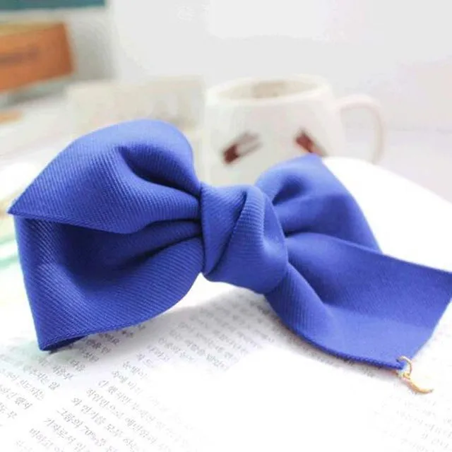 2016 New Arrival Big Solid Cloth Bows Hair Clips Hairpins Hair Accessories for Women Girl Wedding Hair Jewelry Free shipping