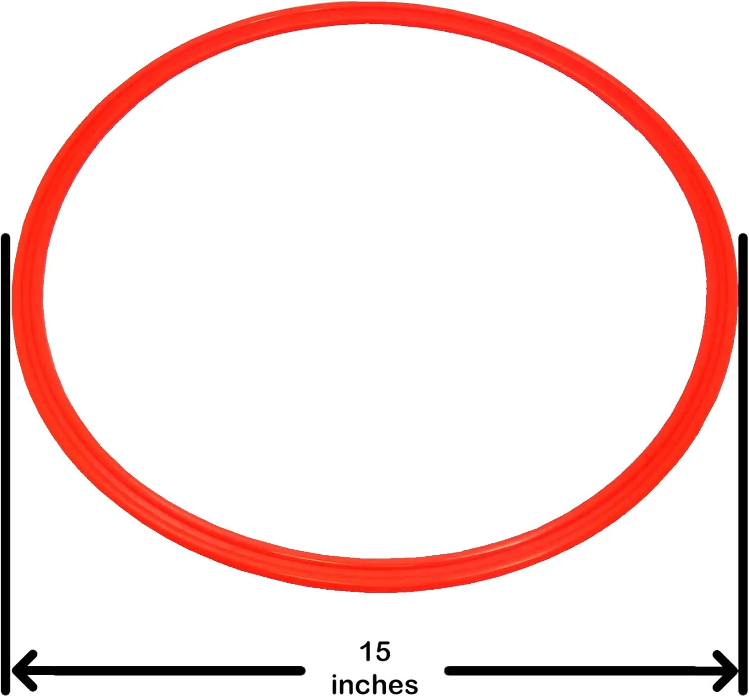 BlueDot Trading Agility Training Rings | 15" Plastic Speed Rings for Sports | Adjustable Hoop Exercise Ring Set for Speed Agility Training, Jumping Hoops, & Footwork Drills