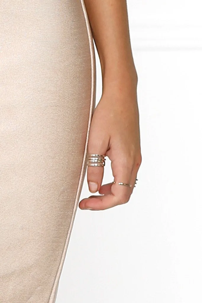 Bowie Accessories Symmetry Stackable Ring in Gold