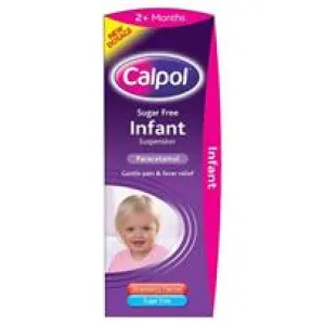 Calpol 2 Months   Infant Suspension Strawberry Sugar-Free 200 ml