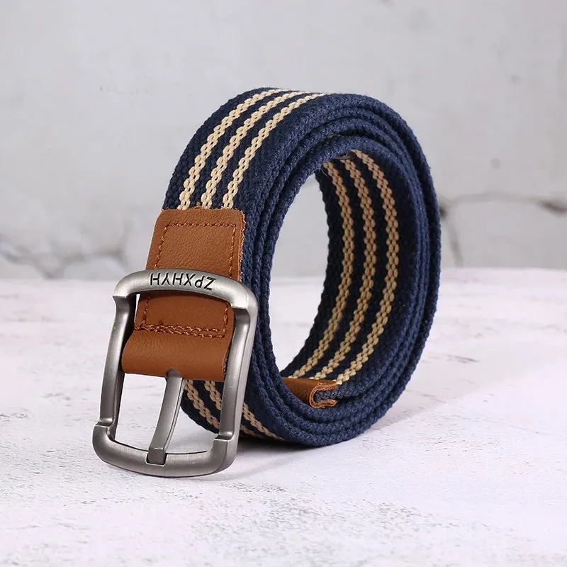 Canvas Tactical Belt: Versatile Style for Casual Comfort and Fashion