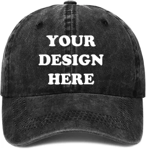 Custom Hats Design Your Own,Bulk Personalized Trucker Hat for Men Women, Make Your Own Customized Baseball Cap