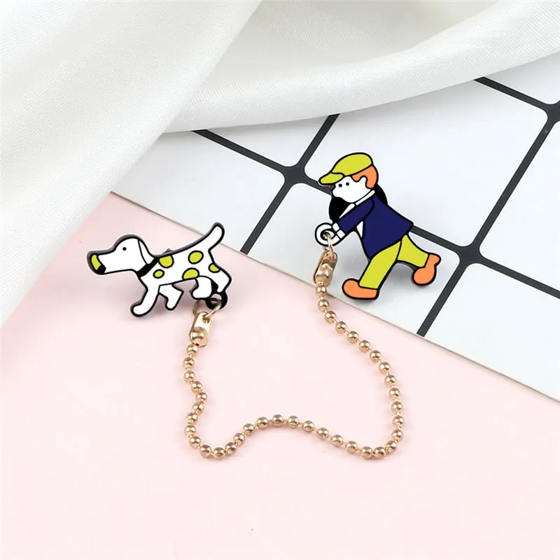 Cute Animal Pet Brooch dog