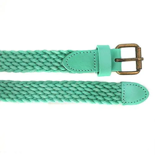 DANNY - Casual Mint Cotton Webbing Belt