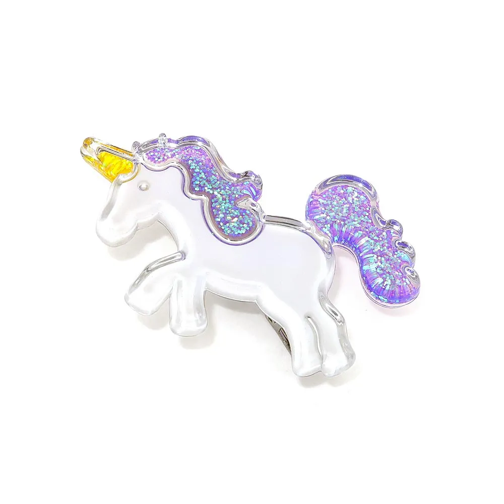 Dazzling Unicorn Hair Clip