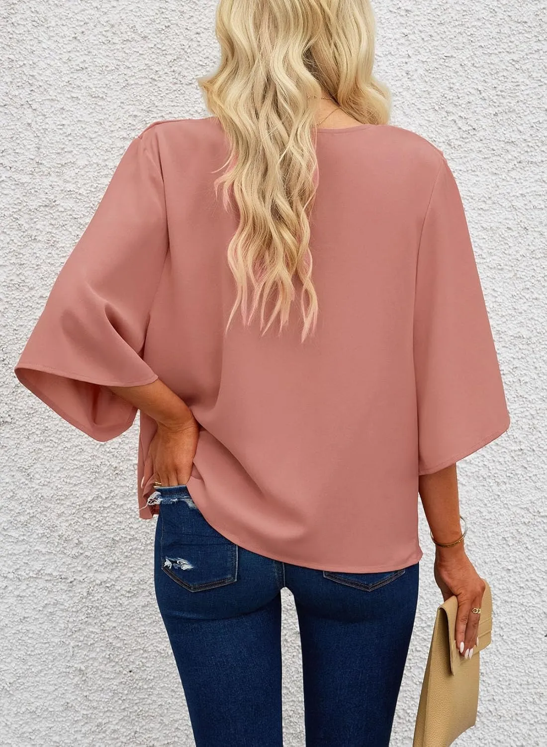 Dokotoo Womens Blouses and Tops Short Sleeve Chiffon Shirts and Tops