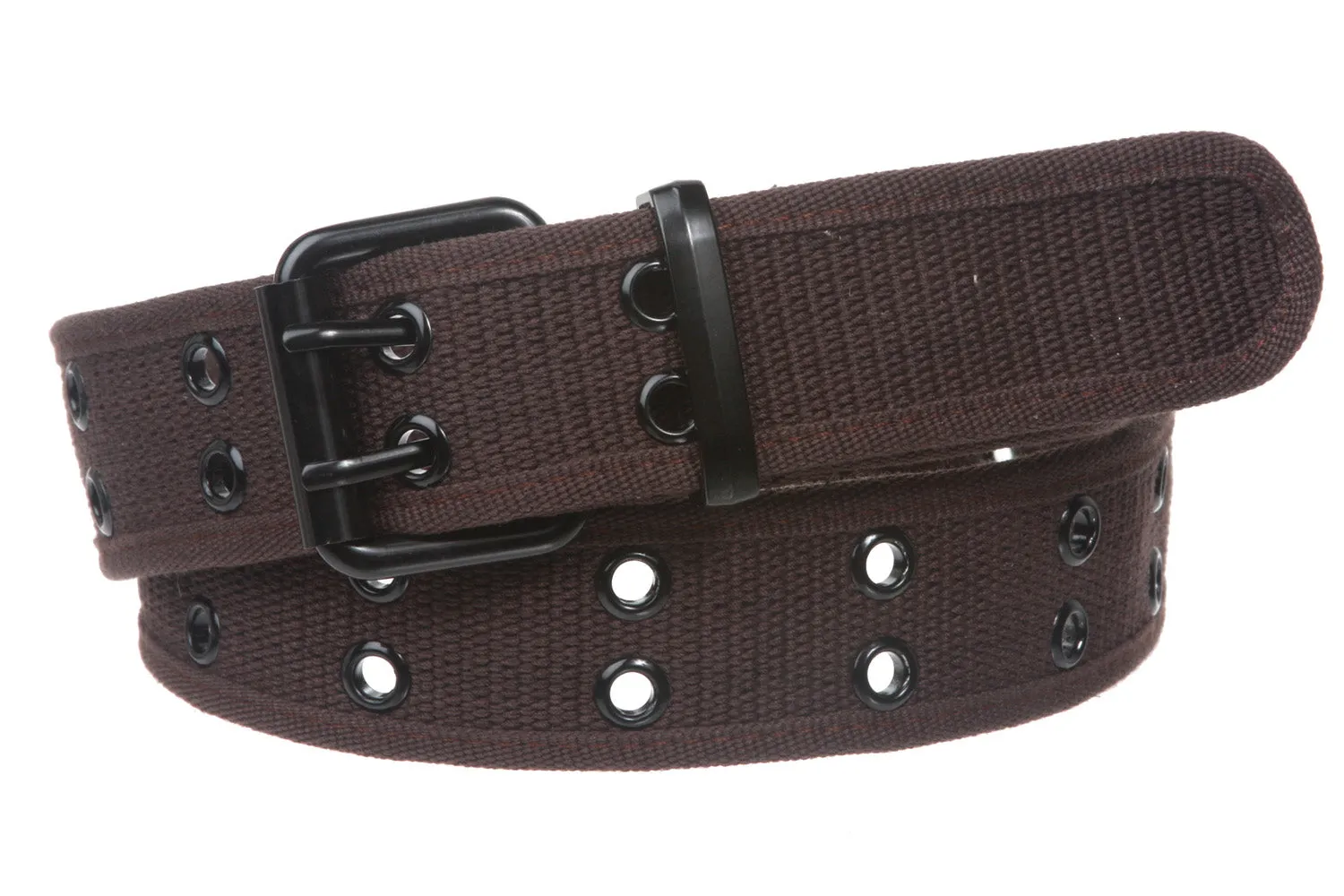 Double Hole Grommets Canvas Web Belt