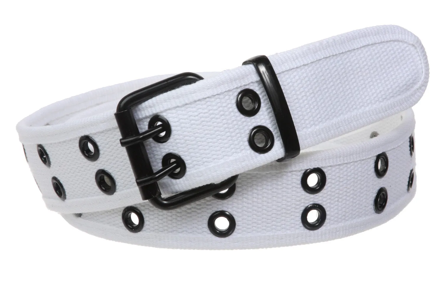 Double Hole Grommets Canvas Web Belt