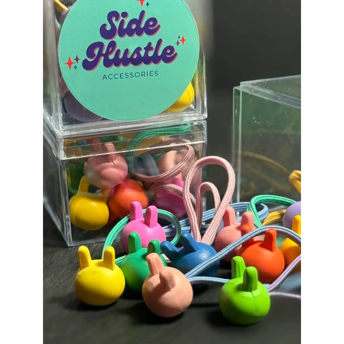 Heart Hair Elastic 10pc Box Set