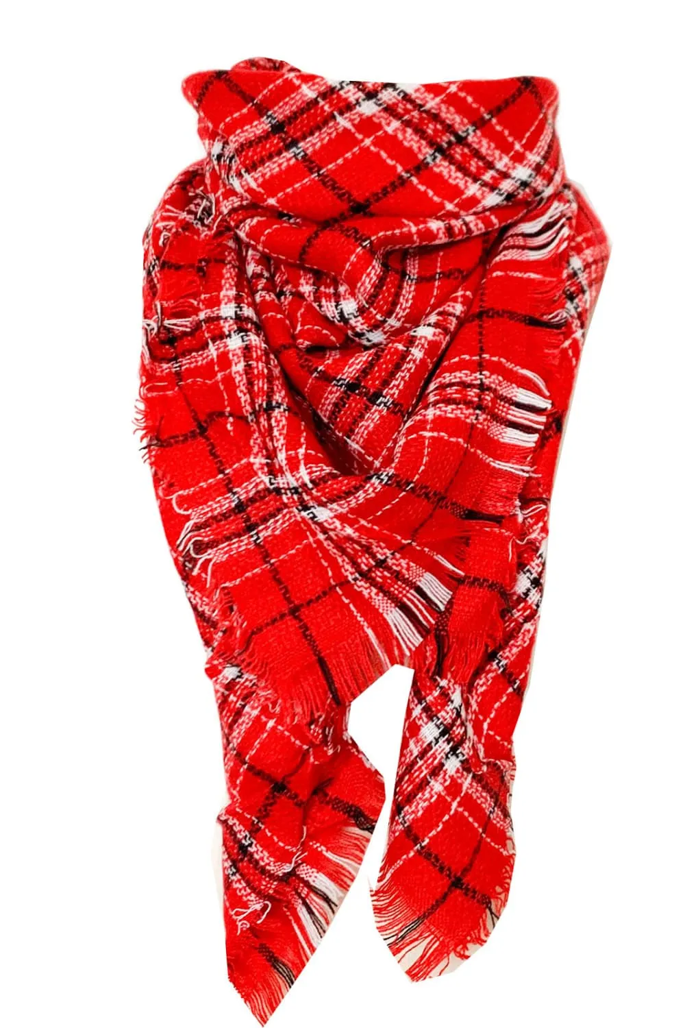 Imitation Cashmere Plaid Scarf - Cozy, Warm & Stylish