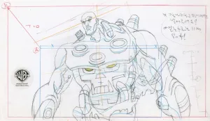 Justice League Unlimited Original Production Drawing: Lex Luthor