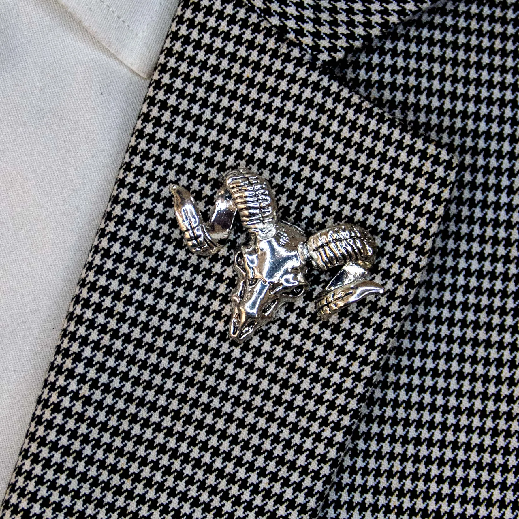 Markhor - Silver Lapel Pins