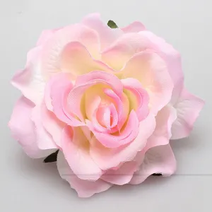 New Beautiful Rose Flocking Cloth Red Flower Hair Clip Hairpin DIY Headdress Hair Accessories For Bridal Wedding