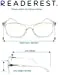 Readerest blue-light-blocking-reading-glasses-clear-0-25-magnification