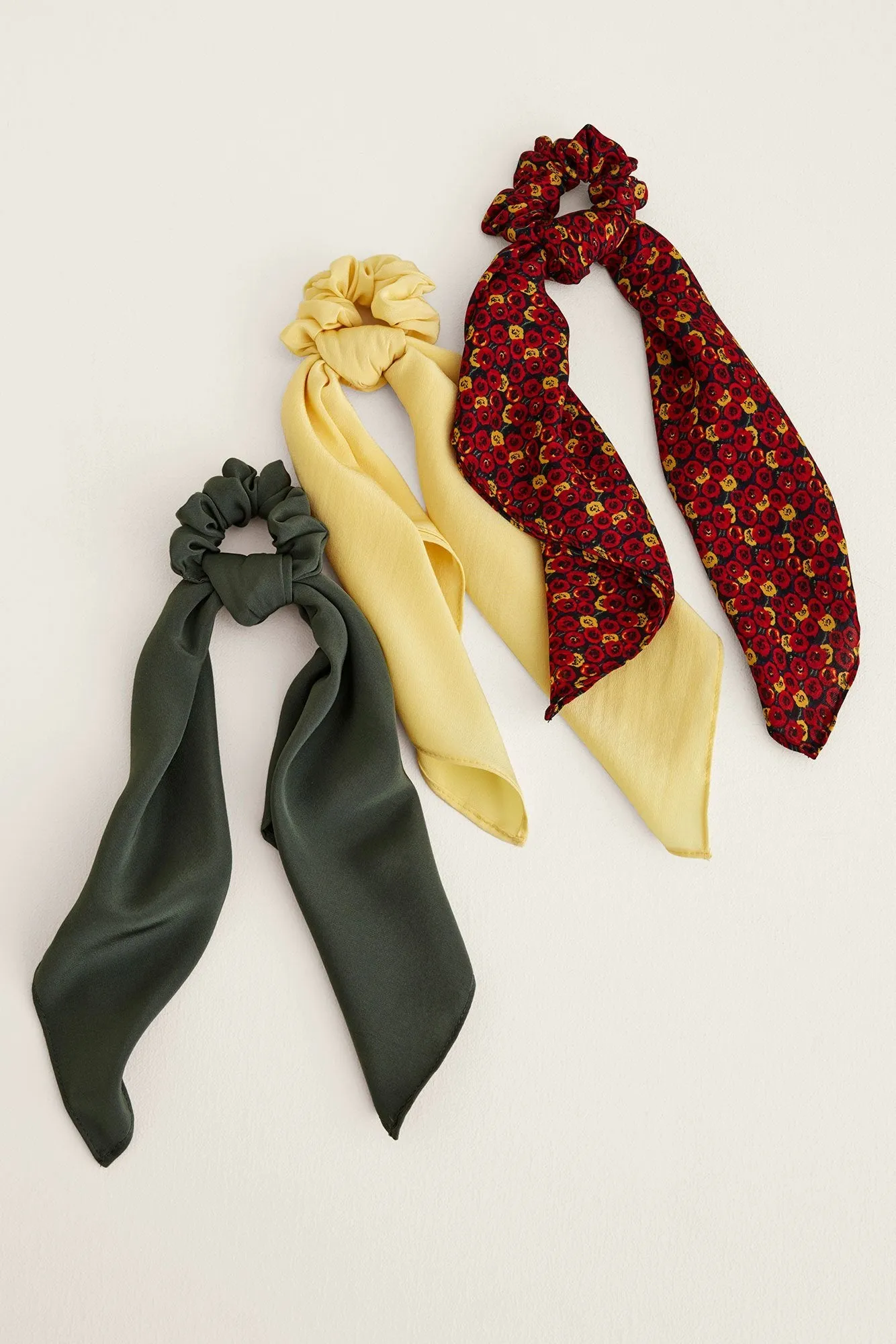 Simora Silk Scrunchies Set of 3