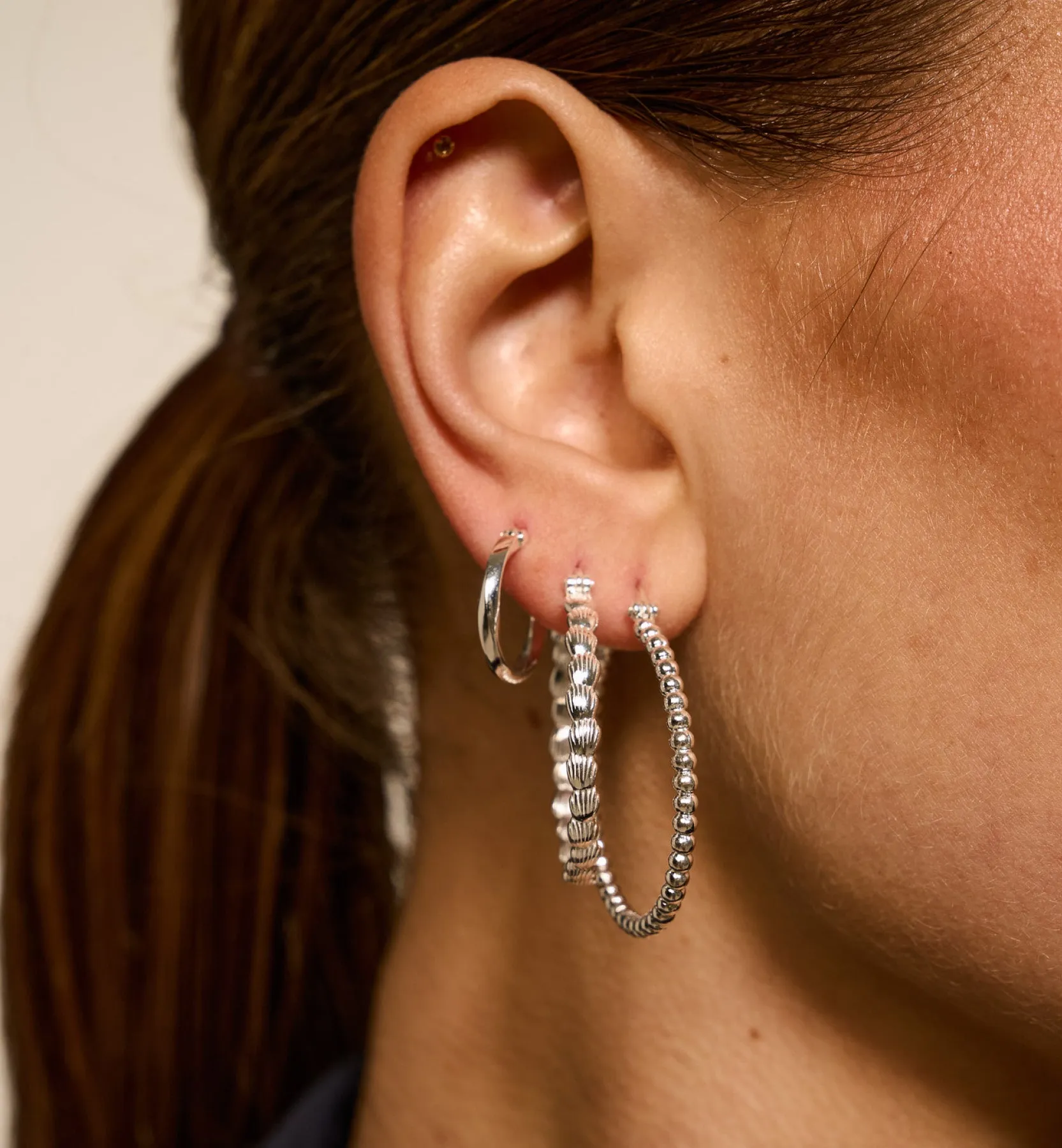 Solstice Big Hoop Earrings