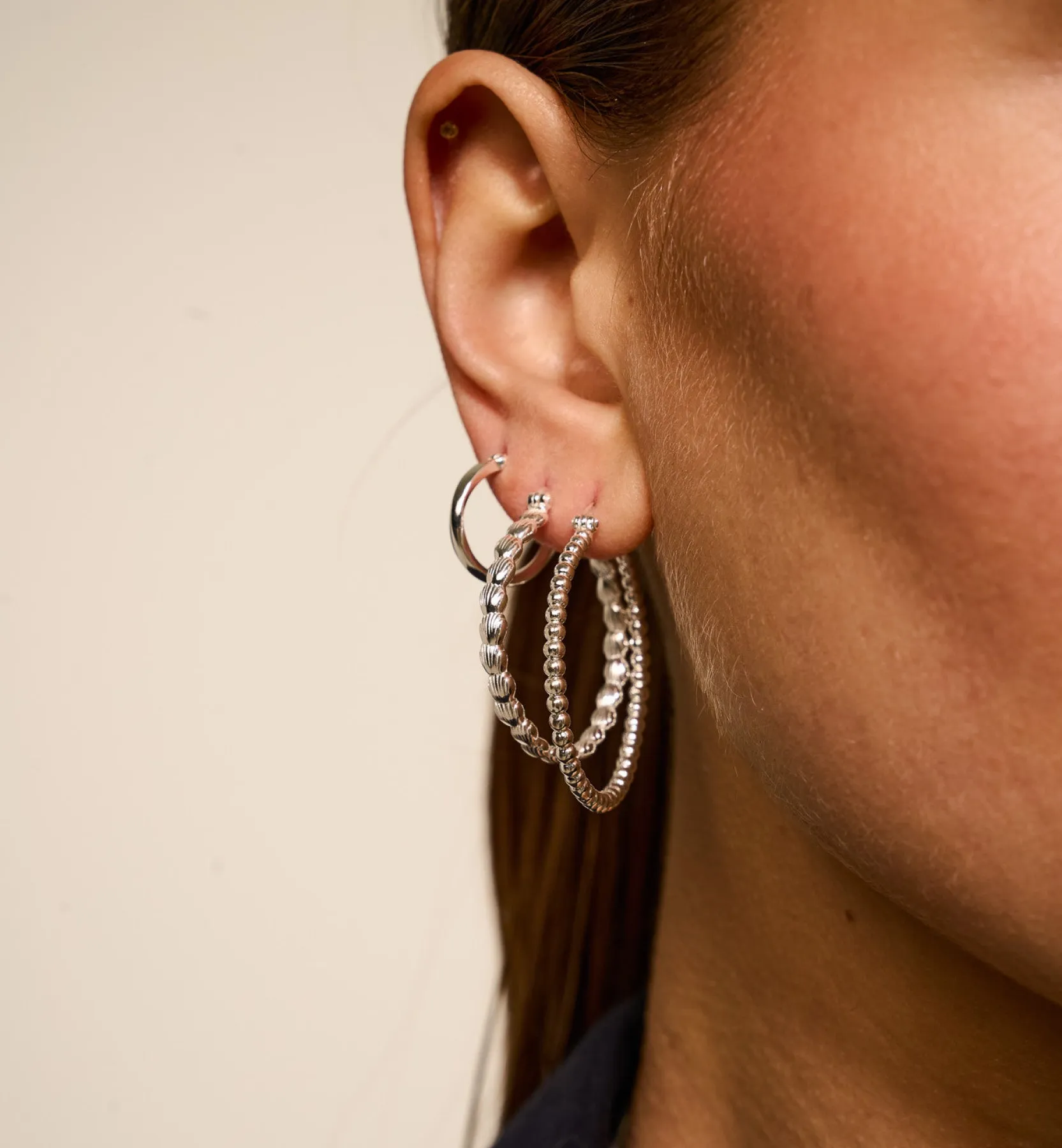 Solstice Big Hoop Earrings