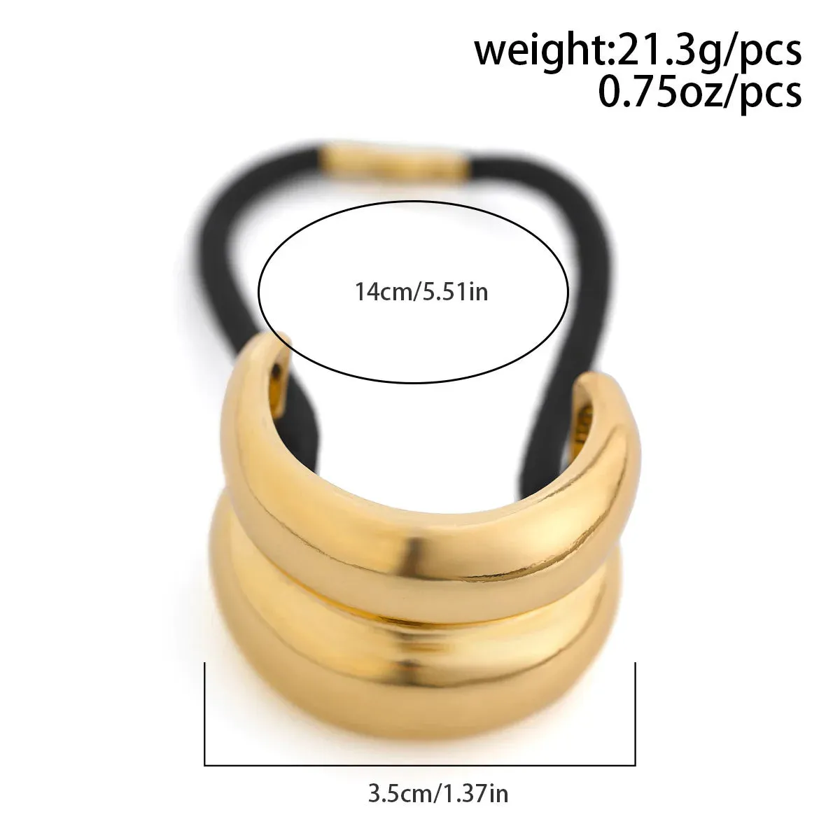 TEEK - Metal Irregular Double-Layer Hair Bands