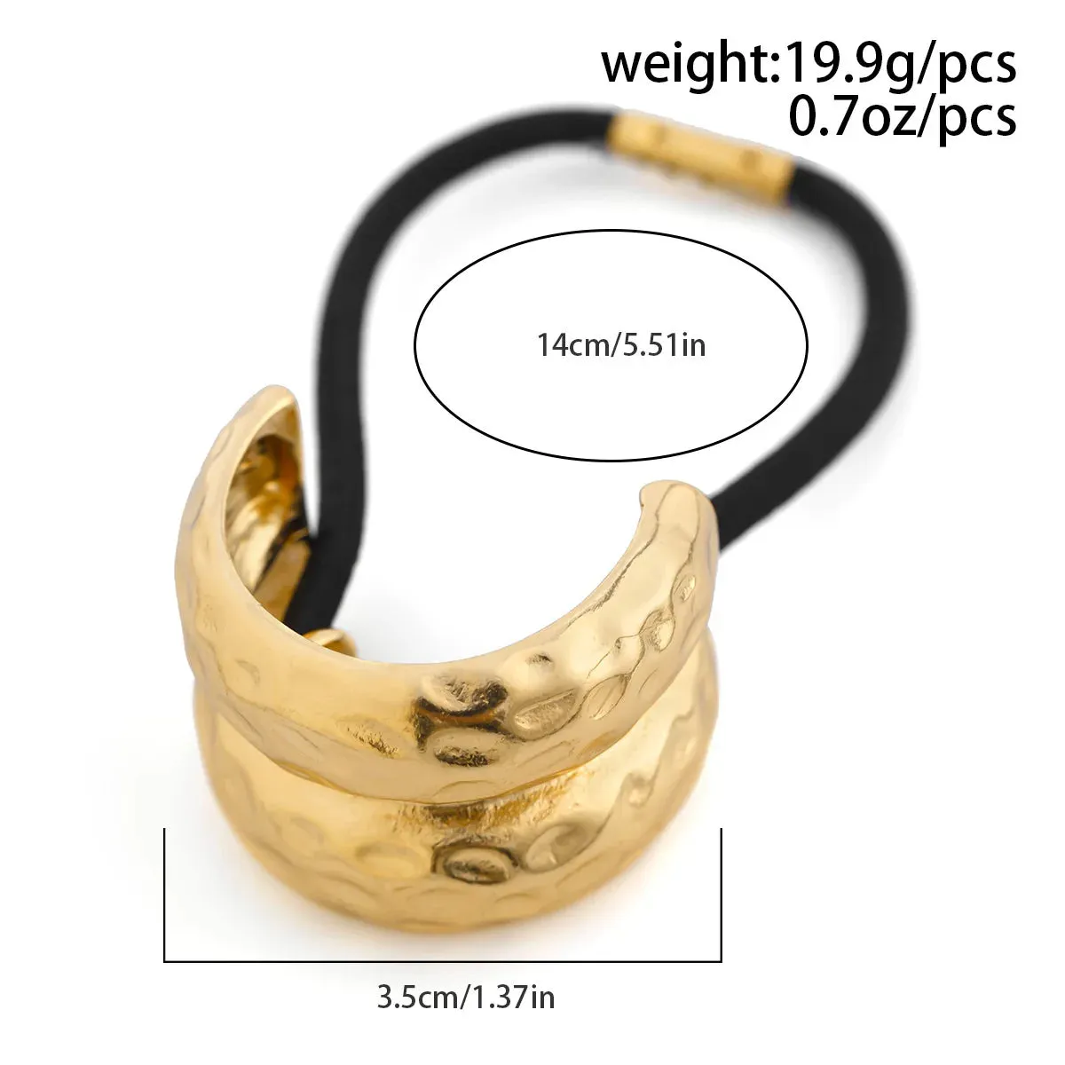 TEEK - Metal Irregular Double-Layer Hair Bands