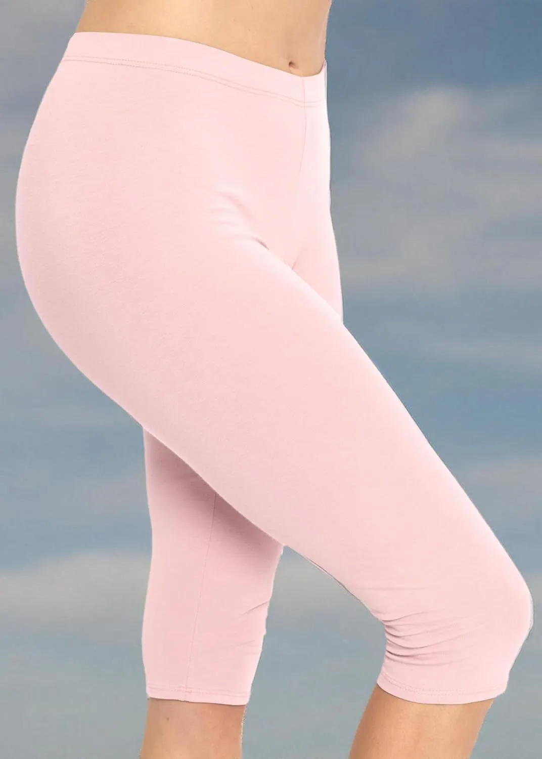 Women's and Plus Size Knee-Length and Ankle Length Leggings