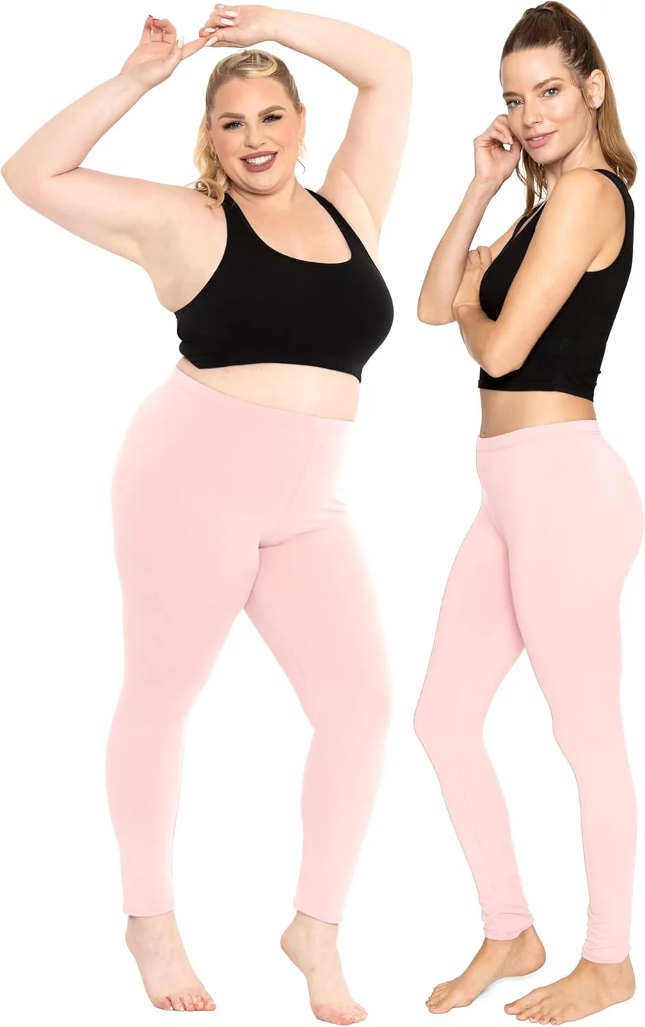 Women's and Plus Size Knee-Length and Ankle Length Leggings